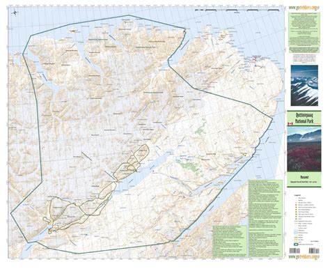 Quttinirpaaq National Park Map | Islands With Names