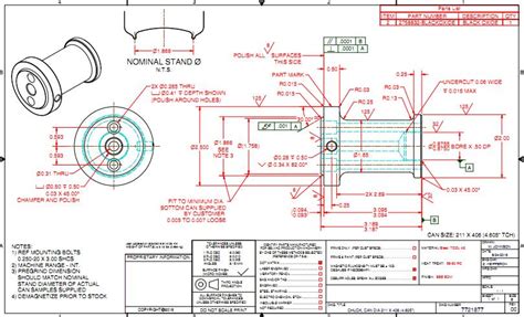 How to read machining drawing - Precision machining shop