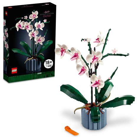 LEGO Orchid 10311 Plant Decor Building Set for Adults; Build an Orchid Display Piece for The ...