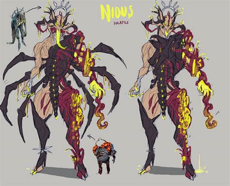 Warframe Nidus Prime - Draw-leg