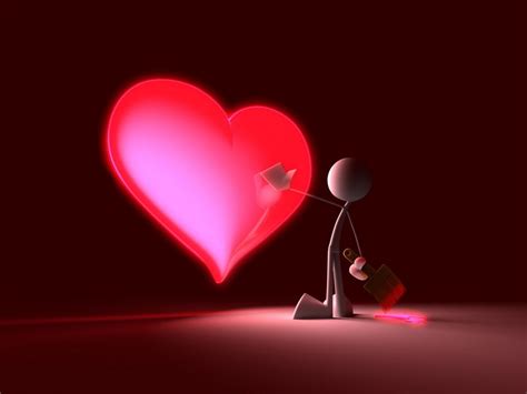 3D love Heart wallpaper funny graphic