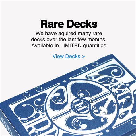 Rare Decks – House of Playing Cards