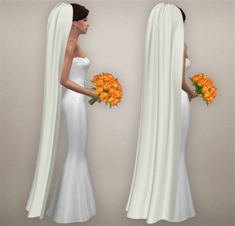 Sims 4 Wedding Veil that every girl dreams to wear