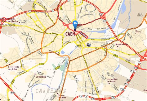 Caen Map