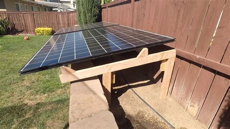 DIY Solar - Solar Panel Stand Build - YouTube