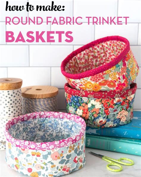 Home | Small sewing projects, Fabric baskets, Easy sewing projects