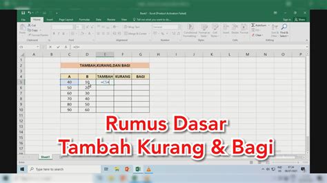 Simbol Rumus Bagi Di Excel - IMAGESEE