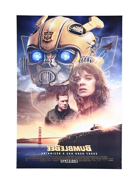 Lot #41 - BUMBLEBEE (2018) - Cast Autographed Poster, 2018 - Price Estimate: $200 - $300