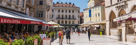 People’s Square in the Old Town of Split