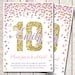 10th Birthday Party Invitations for Girls Printable Invitations Pink ...