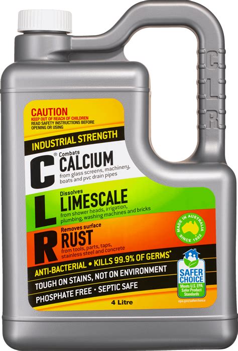 CLR Calcium Limescale & Rust Remover 4L | CLR Calcium Lime & Rust Remover