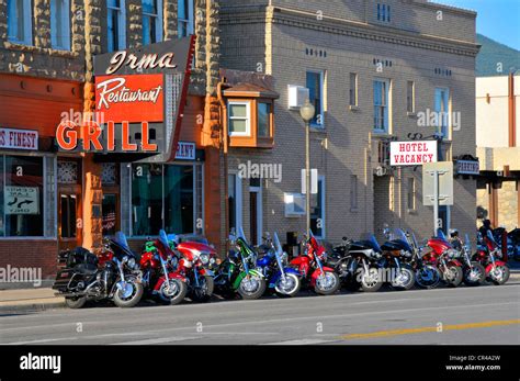 Irma Hotel Restaurant Cody Wyoming WY Buffalo Bill Wild West Historic Yellowstone National Park ...