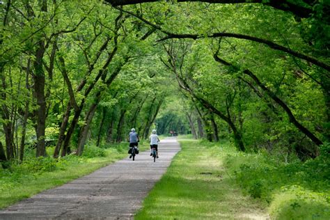 Riding on the Popular Little Miami River Scenic Trail