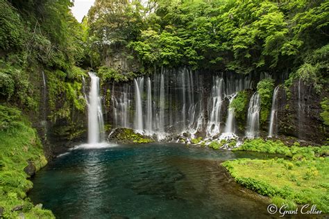 Shiraito No Taki Waterfall, Japan River, trees