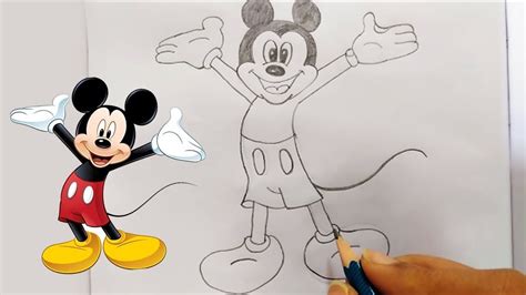 How Do U Draw Mickey Mouse of all time Don t miss out | howtodrawplanet4