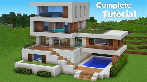 Minecraft: How to Build a Large Modern House Tutorial (Easy) #32 ...