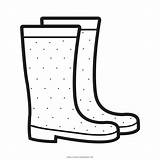 Rain Boots Coloring Page  Free rain boots For Kids sketch template