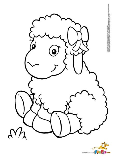 Mary Had A Little Lamb Coloring Page at GetColorings.com | Free printable colorings pages to ...