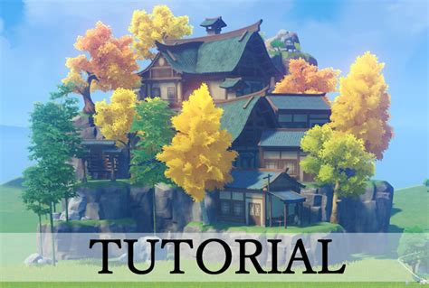 Serenitea Pot Building Tutorial - Liyue Theme : Genshin_Impact ...