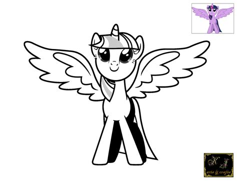 KJ Coloring Pages: Twilight Sparkle Coloring Pages