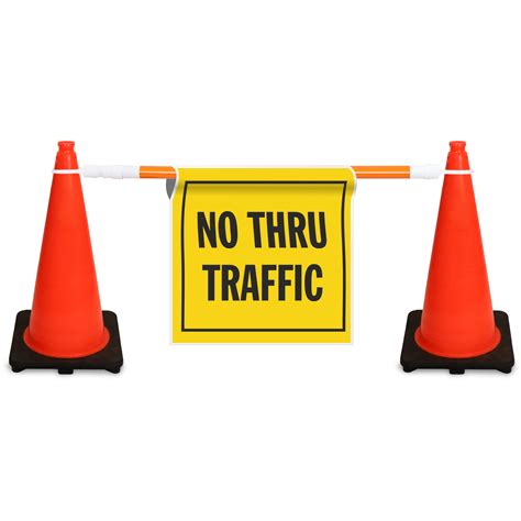 No Thru Traffic Signs | Prevent Drivers From Crossing Private Road