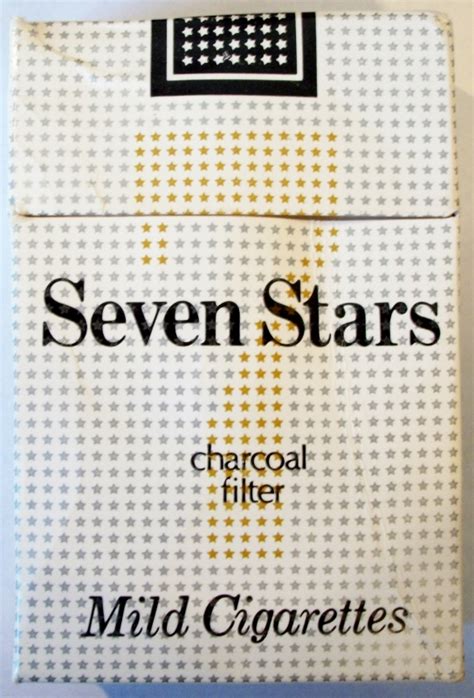 Seven Stars, Charcoal Filter – vintage Japanese Cigarette Pack | Cigarette Collector