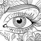 Eye Coloring Page  Pagescom sketch template