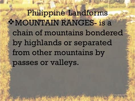 The philippine landforms