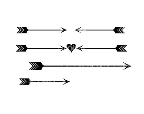 arrow heart clipart black and white for silhouette 20 free Cliparts | Download images on ...