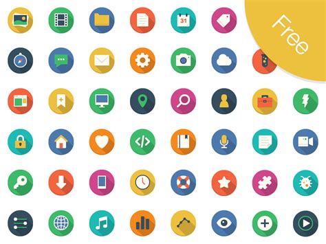 Material Icon Set #82652 - Free Icons Library