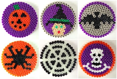 Jennifer's Little World blog - Parenting, craft and travel: Hama bead coaster designs for Halloween