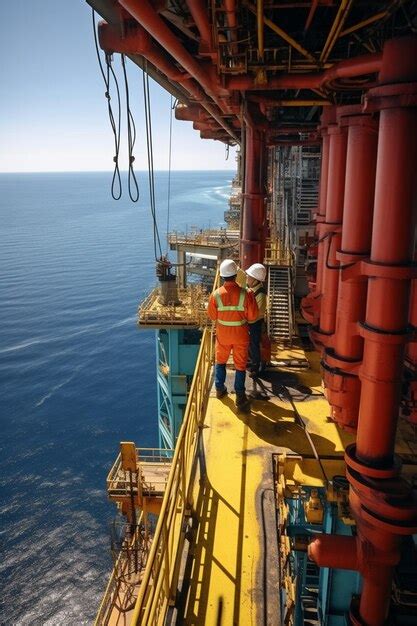 Premium AI Image | Oil and gas industry Worker or foreman of oil and ...