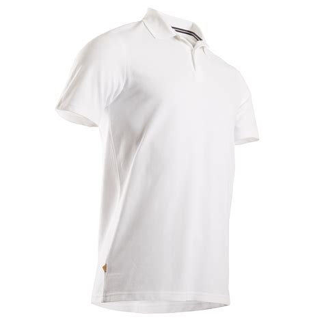 Men Golf Polo T shirt 500 White