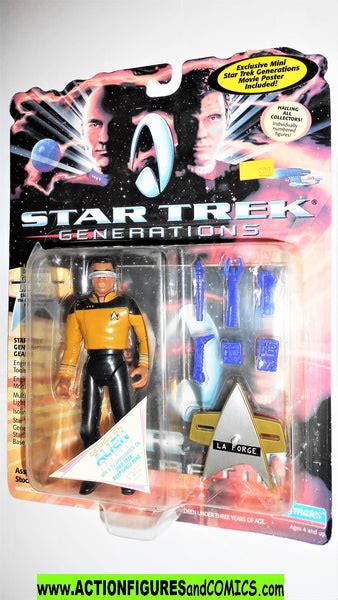 Star Trek GEORDI LAFORGE generations movie playmates 1994 moc ...