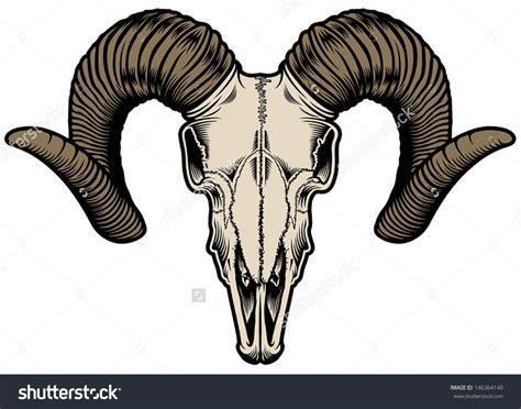 ram skull clipart - Clipground