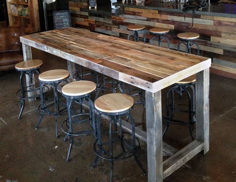 Reclaimed Wood Bar Table Restaurant Counter Community Communal - Etsy | Reclaimed wood bars ...