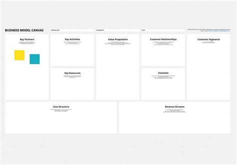 Business Model Canvas Collaborative Online Template inside Osterwalder ...