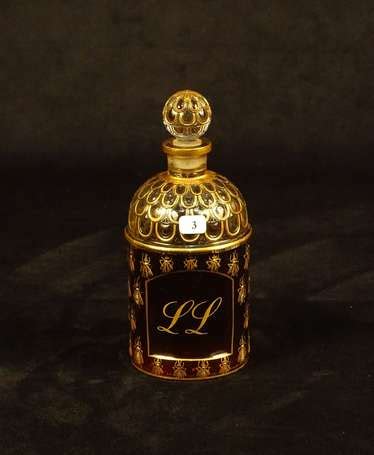 GUERLAIN "Eau de Cologne impériale" (1853) - Flacon modèle "abeilles dorées" chiffré aux ...