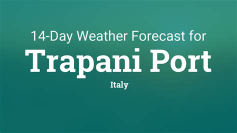 Trapani Port, Italy 14 day weather forecast