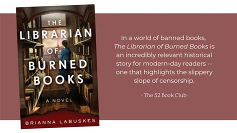 The Librarian of Burned Books – The 52 Book Club