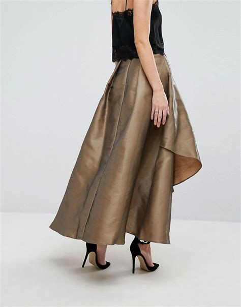 Coast Maxi Gold Skirt - Gold | Long skirts for women, Latest fashion clothes, Skirts