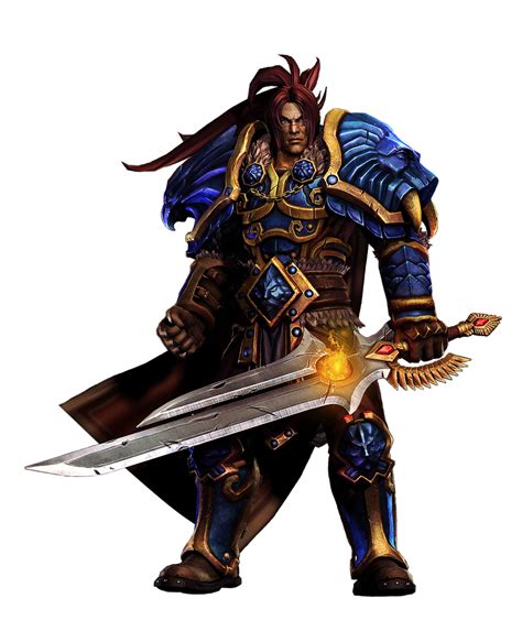 Varian Wrynn Render by Gloryfied1 on DeviantArt