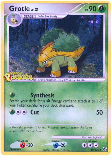 Grotle - Diamond & Pearl #49 Pokemon Card