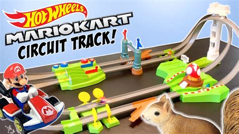 Hot Wheels Mario Kart Circuit Track Set Race Review 2019 - YouTube