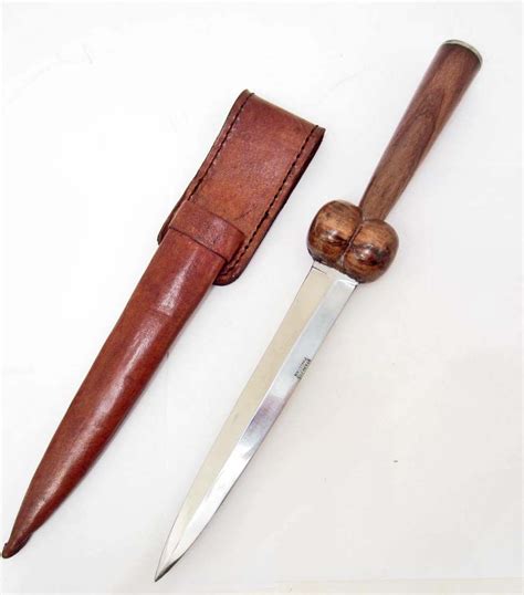 SCOTTISH BOLLOCK DAGGER W/ SHEATH