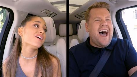 Ariana Grande Absolutely Crushes ‘Carpool Karaoke’ With Powerhouse Vocals -- Watch ...