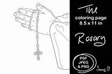 Praying Hands Coloring Pages For Kids sketch template