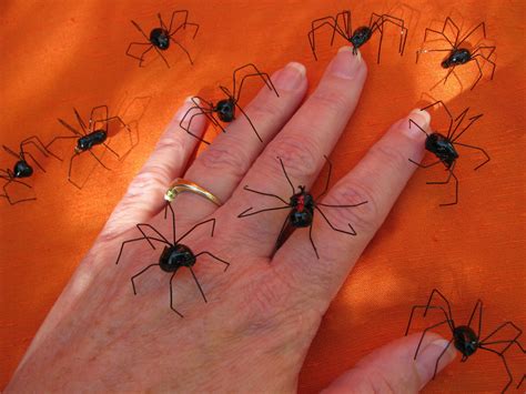 Handmade Black Widow Spiders Black Widow Spider Realistic