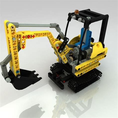 max set compact excavator lego