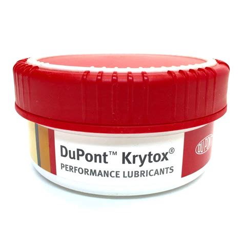 DuPont Krytox Performance Lubricants GPL Greases 203–205 (Transparent Container Packaging ...